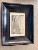 Twee antieke ingelijste prenten van Venetie, Antiek en Kunst, Kunst | Litho's en Zeefdrukken, Ophalen of Verzenden