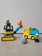 Lego Duplo graafmachine met rupsbanden 10931, Kinderen en Baby's, Speelgoed | Duplo en Lego, Ophalen of Verzenden, Gebruikt, Complete set