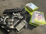 Xbox 360 (zie beschrijving), Spelcomputers en Games, 360 Elite of Super Elite, Gebruikt, Met 3 controllers of meer, 120 GB