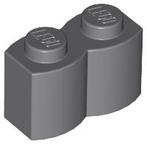 Lego Bouwstenen modified 1x2 donkergrijs 10 stuks, Ophalen of Verzenden, Zo goed als nieuw, Losse stenen, Lego