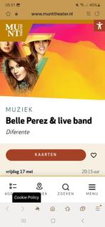 2 tickets concert Belle Perez in Weert vrijdag 17 mei 2024, Tickets en Kaartjes, Evenementen en Festivals, Twee personen
