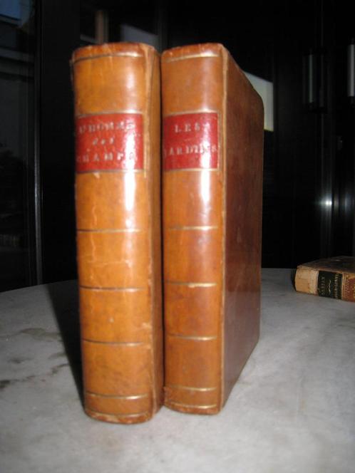 Delille - L’Homme des Champs et Les Jardins (2 vol. 1800/’01, Antiek en Kunst, Antiek | Boeken en Bijbels, Ophalen of Verzenden