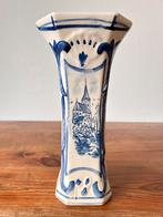 Bloemen vaas - Delfts Blauw Aardewerk - handgeschilderd, Antiek en Kunst, Ophalen of Verzenden