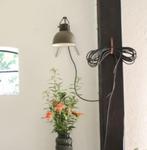 3 originele olijfkleurige legertent/ legerkamp lampen, Gebruikt, Industrieel, vintage, militairi, Ophalen of Verzenden, Metaal