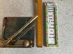 Vintage brievenstandaard met golfstick en bal, Verzamelen, Retro, Ophalen of Verzenden, Huis en Inrichting