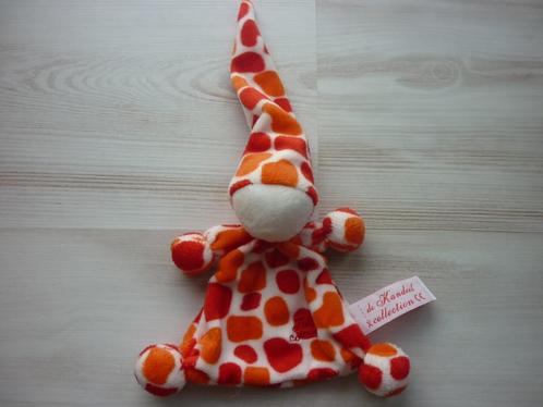Rood oranje gevlekt tut popje spookje Tiamo kandeel, Kinderen en Baby's, Speelgoed | Knuffels en Pluche, Overige typen, Ophalen of Verzenden