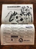 Voetbal reklame Adidas 1976 Suurbier Rijsbergen Neeskens, Ophalen of Verzenden, Gebruikt, Ajax