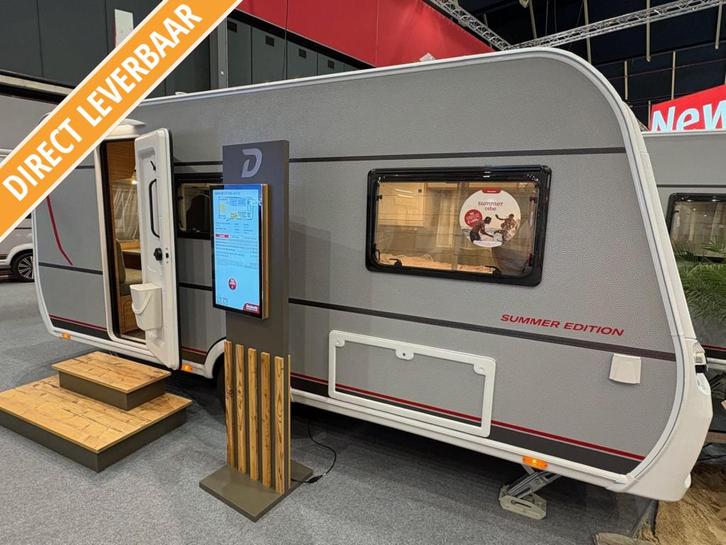 Dethleffs Camper 460 EL Summer Edition, Caravans en Kamperen, Caravans, Bedrijf, tot en met 3, 1250 - 1500 kg, Overige, Dethleffs