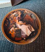 Porseleinen bord "Dreaming in the attic" by Norman Rockwell, Ophalen of Verzenden