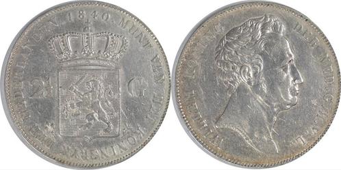 Rijksdaalder 1840 - Schaars - Willem I, Postzegels en Munten, Munten | Nederland, Koning Willem I, Zilver, Ophalen of Verzenden