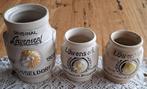 SALE 3 Vintage Duitse Löwensenf mosterdpotjes leeuwenkoppen, Ophalen of Verzenden