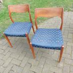 2 x Niels Otto Möller #71 stoelen, Gebruikt, Ophalen of Verzenden