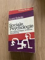 boek Sociale Psychologie, Boeken, Psychologie, Ophalen of Verzenden, Gelezen, Sociale psychologie