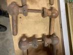 Gebruikte houten deurkrukken, Doe-het-zelf en Verbouw, Hang- en Sluitwerk, Ophalen, Gebruikt, Klink of Kruk