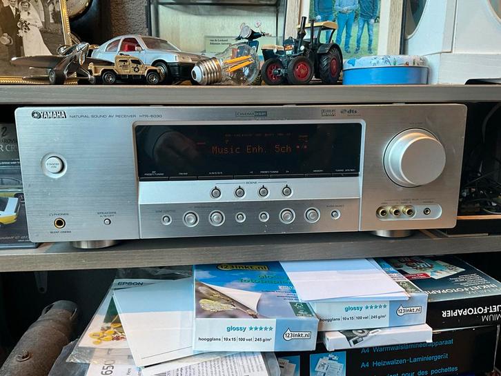 Yamaha HTR-6030 receiver met NS-P116 home cinema set, Audio, Tv en Foto, Home Cinema-sets, Gebruikt, 5.1-systeem, 70 watt of meer