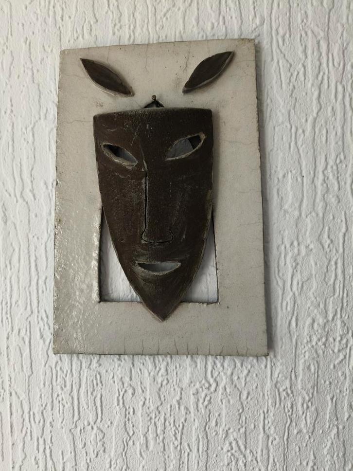 Aardewerk Masker Tooke Hilhorst - Beek Limburg, Antiek en Kunst, Antiek | Keramiek en Aardewerk, Ophalen of Verzenden