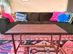 Vintage design salontafel hout, Huis en Inrichting, Tafels | Salontafels, Ophalen, Minder dan 50 cm, 50 tot 100 cm, Vintage