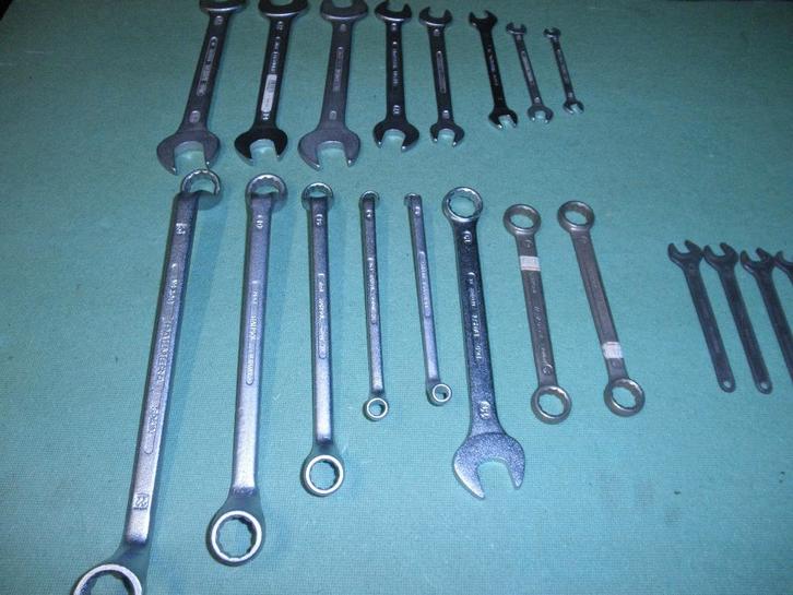 Te koop: div. steek- en ringsleutels, Doe-het-zelf en Verbouw, Gereedschap | Handgereedschap, Nieuw, Ophalen of Verzenden