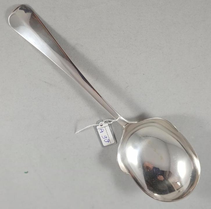 Zilveren Aardappellepel Haags Lofje antiek 835 zilver, Antiek en Kunst, Antiek | Goud en Zilver, Zilver, Ophalen of Verzenden