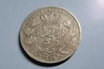 Zeldzame 5 Franc 1850 van BELGIË; grote zilveren munt!, Zilver, Ophalen of Verzenden, Losse munt, Zilver