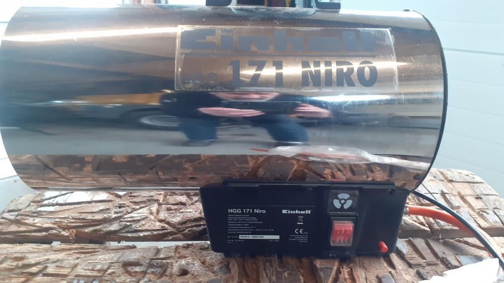 Einhell HGG 171 Niro Gasheater - Gebruikt, Doe-het-zelf en Verbouw, Verwarming en Radiatoren, 30 tot 80 cm, Gebruikt, Overige typen