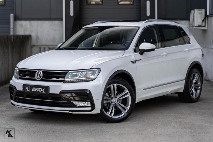 Volkswagen Tiguan 1.4 TSI DSG | 2017 | R-Line | Oryx White, Auto's, Volkswagen, Bedrijf, Te koop, Tiguan, ABS, Adaptive Cruise Control