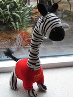 Zebrapaard zebra met super lange nek Wieb Wiep Teddy Wibra, Kinderen en Baby's, Speelgoed | Knuffels en Pluche, Ophalen of Verzenden