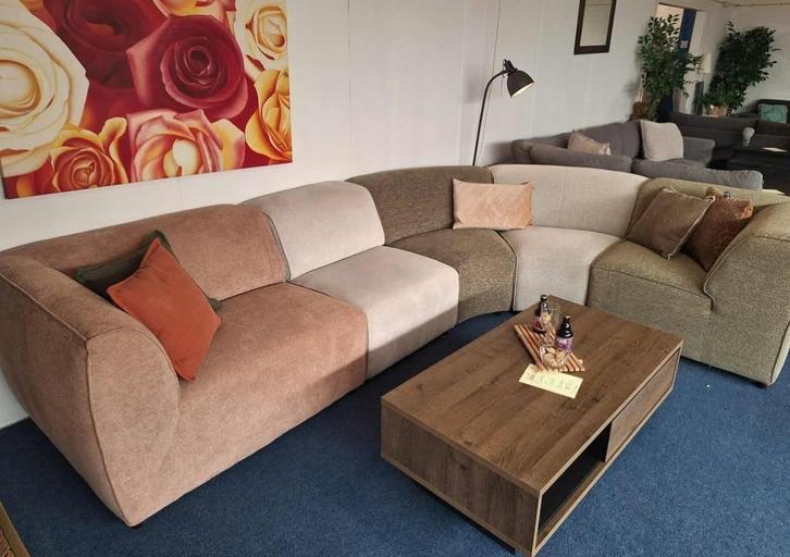 Elementen hoekbank, direct leverbaar! 50% korting!, Huis en Inrichting, Banken | Bankstellen, Nieuw, Hoekbank, Overige maten, 200 tot 250 cm
