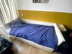 HEMNES Bed bank met 3 lades wit 80x200cm, Huis en Inrichting, Slaapkamer | Bedden, 160 cm, Gebruikt, Wit, Hout