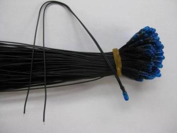 MTHO - 10 x kraallampje met 20cm draad 6V -BLAUW- (114B) beschikbaar voor biedingen