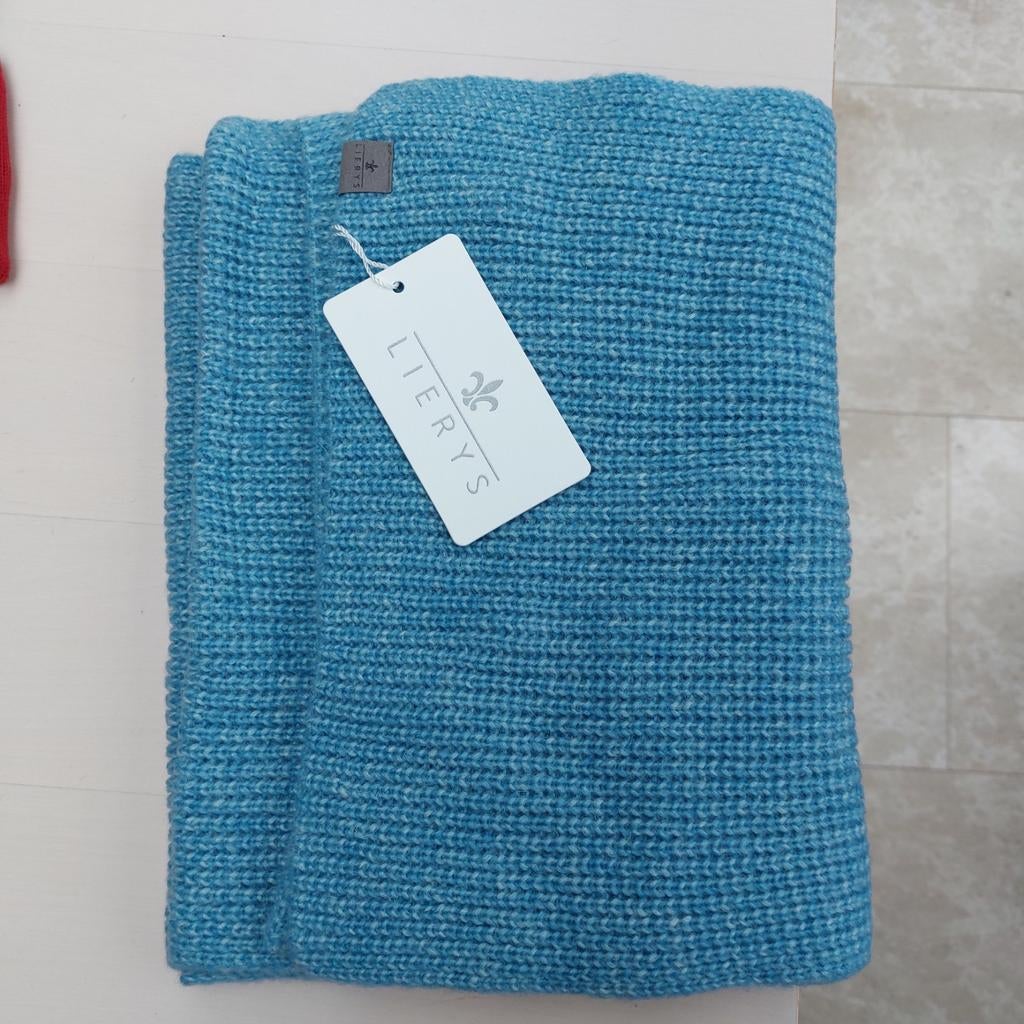 Lichtblauwe Lierys Sjaal - Nieuw, Lierys, Ophalen of Verzenden, Nieuw, Sjaal