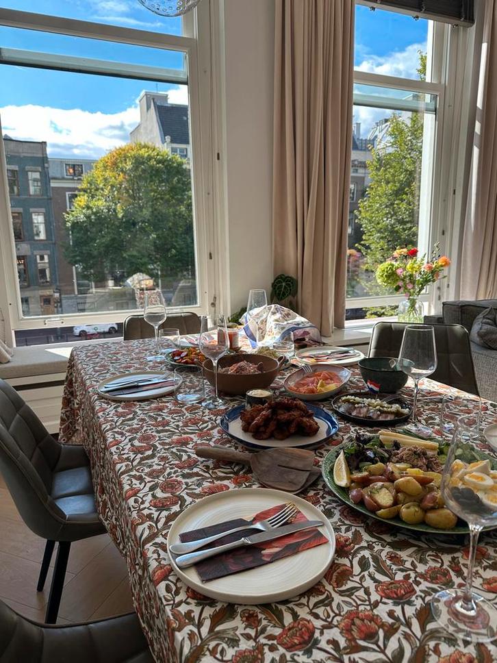 Sissy Boy Tafelkleed Bloemprint 160x300, Huis en Inrichting, Stoffering | Tapijten en Kleden, Zo goed als nieuw, 150 tot 200 cm