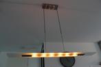 Steinhauer hanglamp rvs/ melkglas 140 cm, Design, Zo goed als nieuw, Ophalen, 75 cm of meer