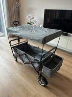 Fuxtec bolderkar incl dak en regenhoes, Ophalen, Opvouwbaar, Zo goed als nieuw