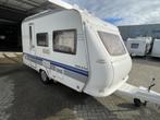 Hobby De Luxe 400 SF Mover, Tent Zitje Bed, Caravans en Kamperen, Caravans, Standaardzit, Overige typen, Hobby, Bedrijf