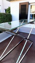 Tafel - In Goede Staat - 120x80x40, Ophalen of Verzenden, Gebruikt, Glas, Modern/klassiek