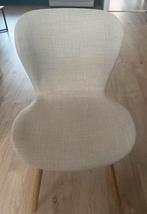 3 beige eetkamerstoelen Leenbakker, Huis en Inrichting, Stoelen, Ophalen, Gebruikt, Drie