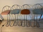 Barkrukken retro vintage 4 stuks, Ophalen of Verzenden, Zo goed als nieuw