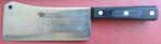 gebruikte 15cm hakmes Sabatier Stainless-France, Ophalen of Verzenden, Gebruikt, Rvs of Chroom, Los bestek