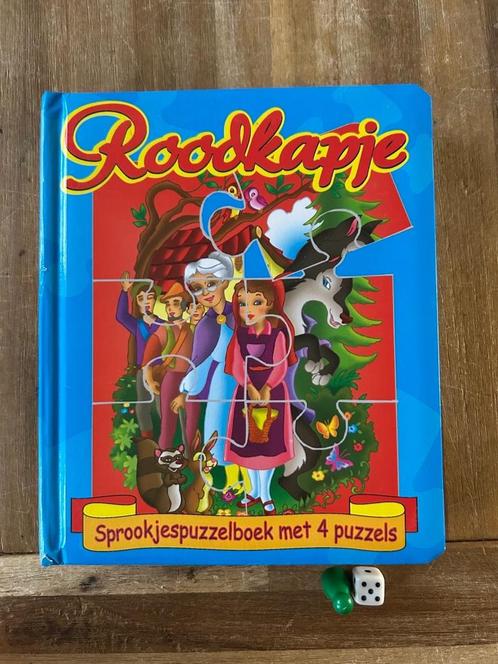 Roodkapje sprookjespuzzelboek met 4 puzzels, Boeken, Kinderboeken | Baby's en Peuters, Gelezen, Ophalen of Verzenden