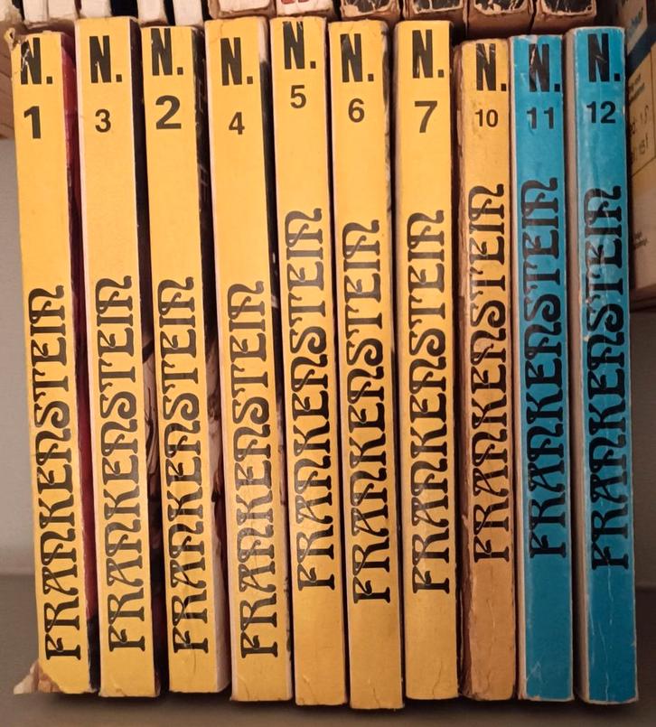 Frankenstein strips voor volwassen 10 stuks, Boeken, Stripboeken, Gelezen, Meerdere stripboeken, Ophalen of Verzenden