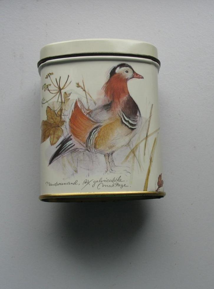 Oud Theeblikje, Verzamelen, Blikken, Gebruikt, Thee, Ophalen of Verzenden