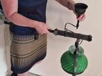 Art deco frankrijk antiek lamp plafond glas metaal, Antiek en Kunst, Antiek | Lampen, Ophalen