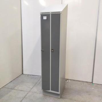 2-deurs lockerkast - extra smal - 198x42x50 cm beschikbaar voor biedingen