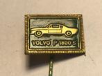 Metalen VOLVO P1800S Speld (Groen/Messingkleur)., Verzenden, Zo goed als nieuw, Transport, Speldje of Pin