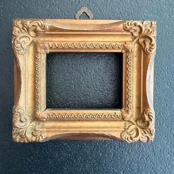 Lijst, barok, hout, gipsopzet, brocante, vintage, jr 50/60 beschikbaar voor biedingen