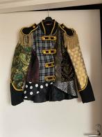 Carnavalsjas Dames Patchwork Maat L, Carnaval, Maat 42/44 (L), Ophalen of Verzenden, Zo goed als nieuw