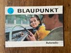 Blaupunkt autoradio 1967 folder brochure catalogus, Auto diversen, Gebruikt, Ophalen of Verzenden