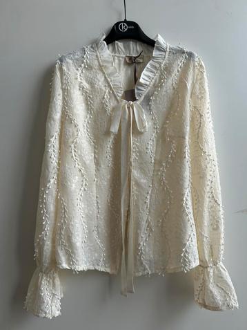 GARCONNE embroidered blouse creme mt S beschikbaar voor biedingen
