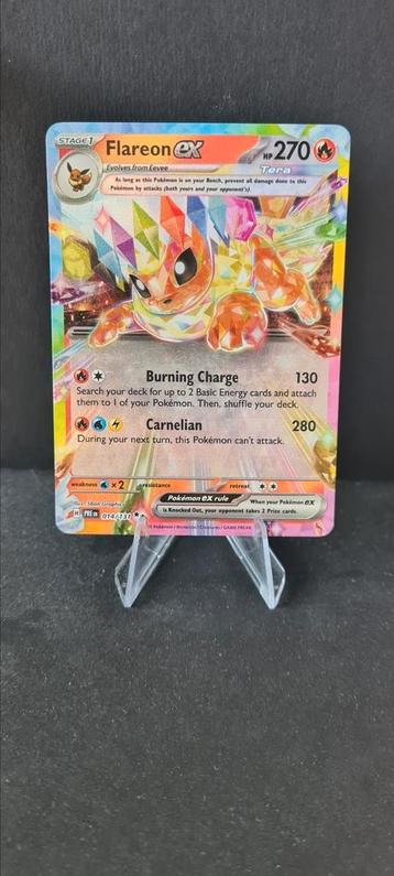 Flareon EX 014 Prismatic evolutions beschikbaar voor biedingen